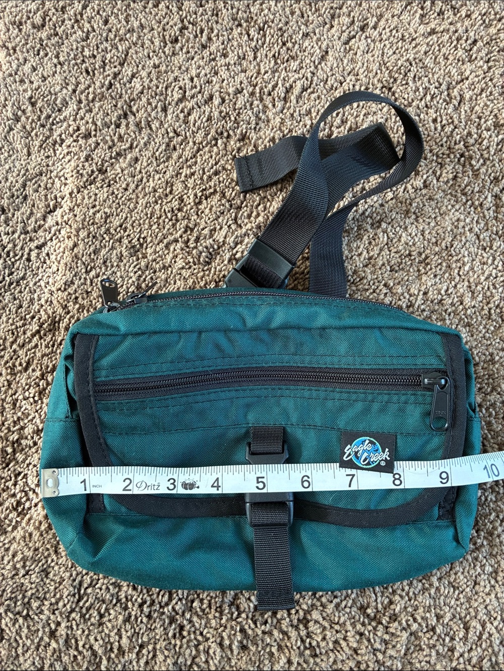Eagle Creek Travel Fanny Pack Waist Bag Green - Picture 7 of 10